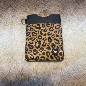 Thread Wallets Leopard & Black Card Case